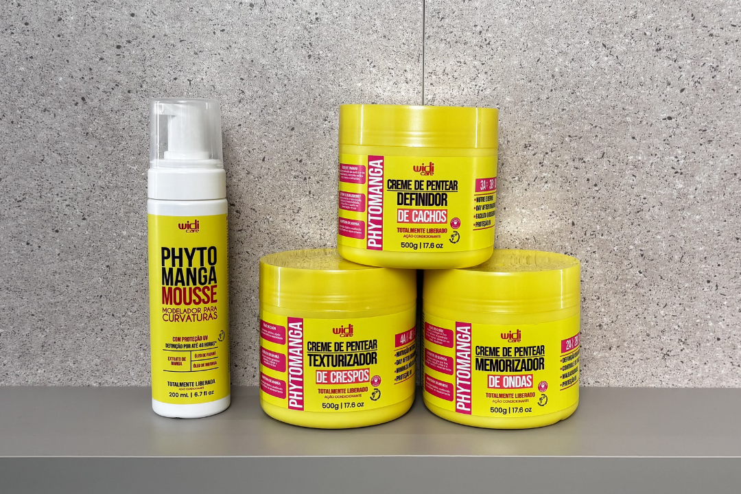 Widi Care apresenta novos finalizadores da linha Phytomanga